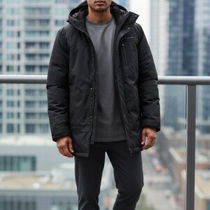 NWT Calvin Klein Men's M Water Resistant Hooded Winter Jacket $250